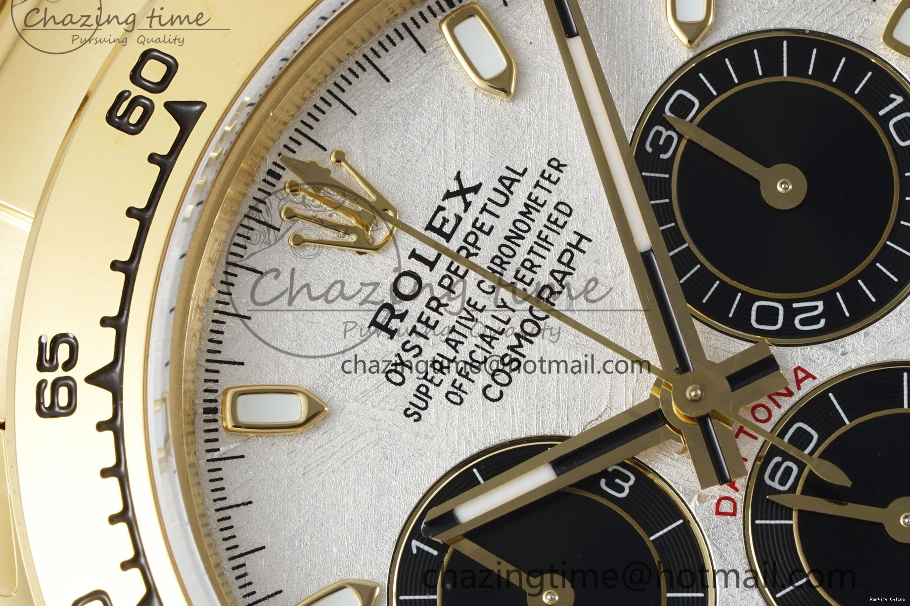 0130 Daytona 116508 QF 1:1 Best Edition Meteorite Dial on YG Bracelet SA4130 V FlexibleFit 1759